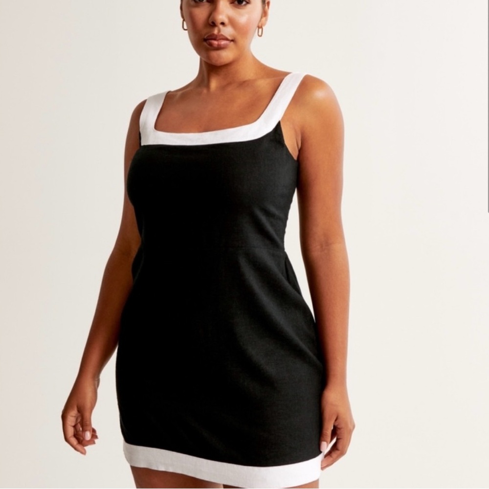 Black and White Athletic Dress